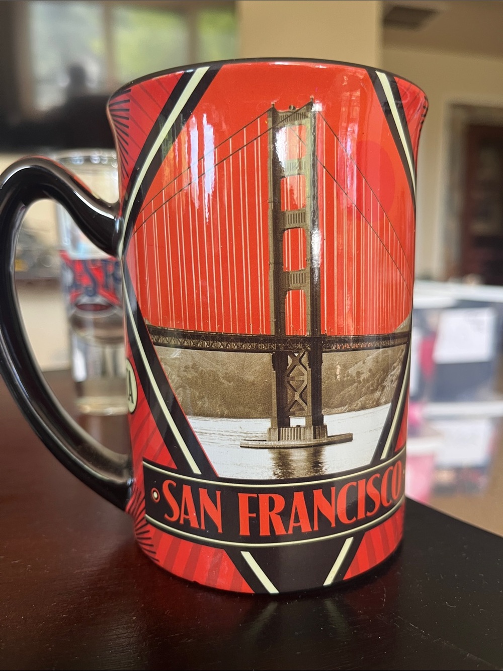 San Francisco Golden Gate Red Ceramic Coffee Mug
